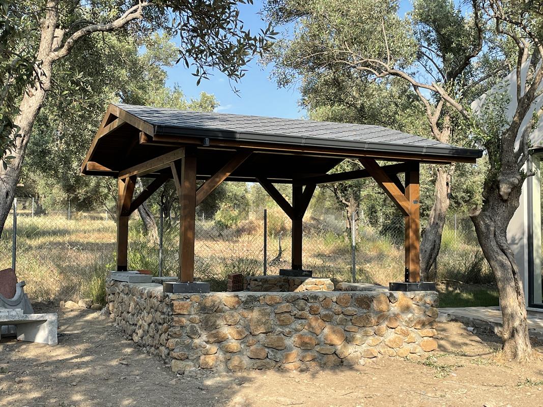 Ahşap Kamelya | 4x4m Lüks Bahçe Çardağı